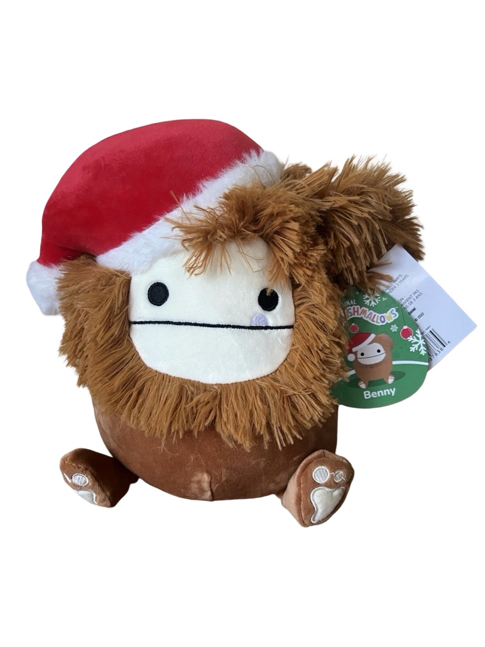 Canada Exclusive Squishmallow 8” Santa Benny Bigfoot 2022 Holiday Christmas HTF